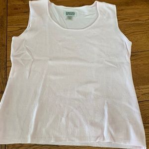 Chicos pale pink scoop e k sleeveless tank top